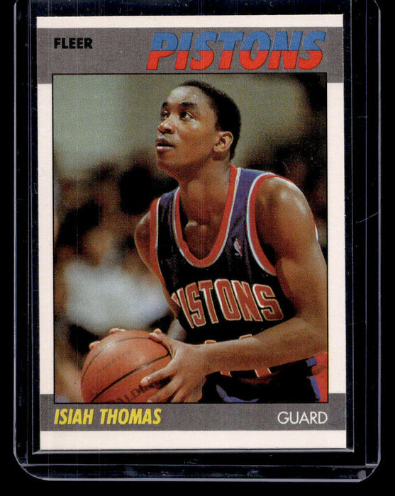 1987 Fleer Isiah Thomas #106   Detroit Pistons NM-MINT SHARP