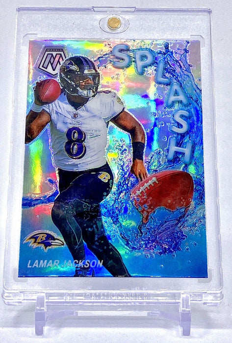 Lamar Jackson RARE REFRACTOR INVESTMENT INSERT CARD SP PRIZM RAVENS