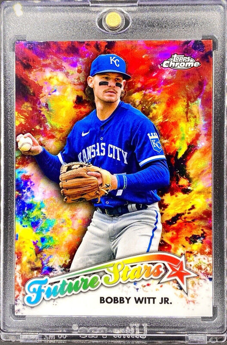 Bobby Witt Jr. REFRACTOR INVESTMENT CARD SP TOPPS CHROME MVP ROY MINT