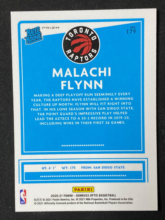 2020 Donruss Optic - Malachi Flynn #179  Toronto Raptors NM-MINT+