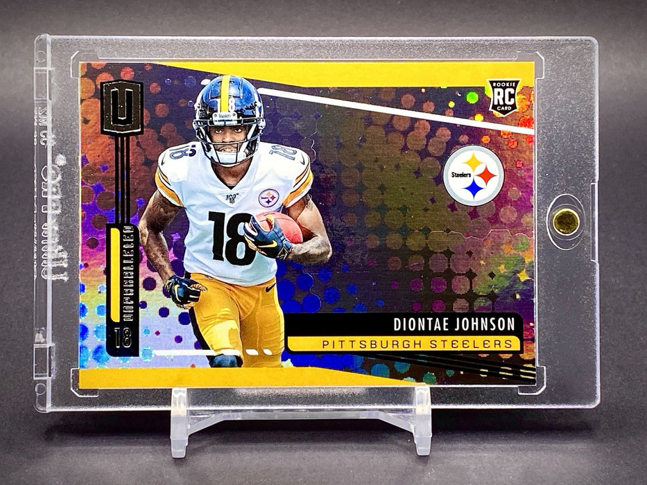 Diontae Johnson Rookie Card Steelers Refractor Panini In Holder