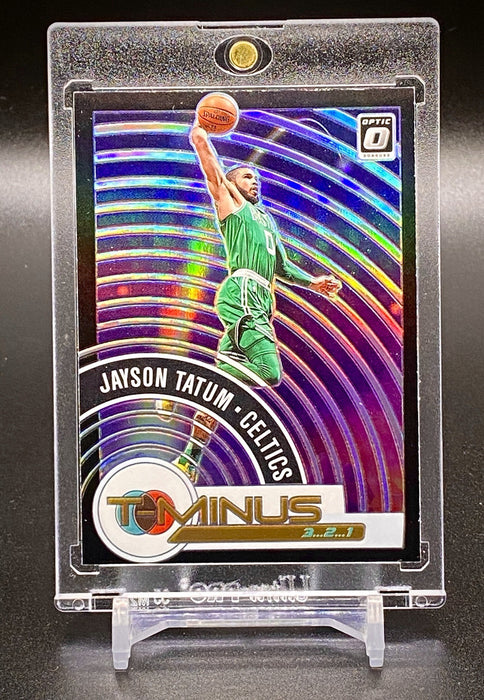 Jayson Tatum REFRACTOR INVESTMENT CARD SP PANINI CELTICS w/CASE