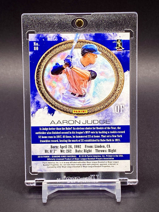 Aaron Judge RARE ARTIST CANVAS PROOF CARD SP YANKEES - INCLUDES HOLDER