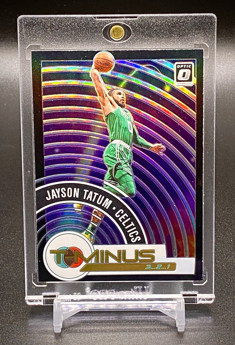 Jayson Tatum REFRACTOR INVESTMENT CARD SP PANINI CELTICS w/CASE