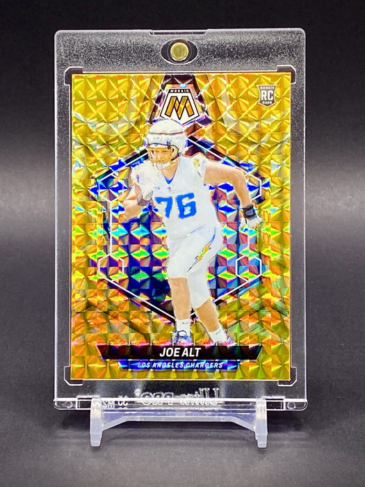 Joe Alt Rare Yellow Gold Refractor ROOKIE Card SP Chargers In Holder