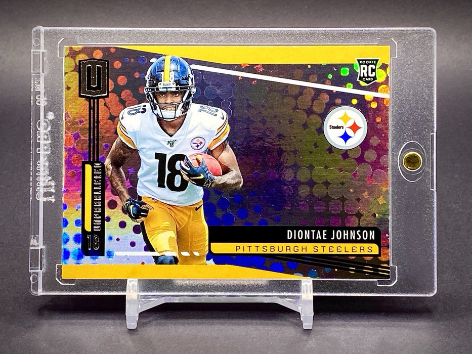 Diontae Johnson Rookie Card Steelers Refractor Panini In Holder