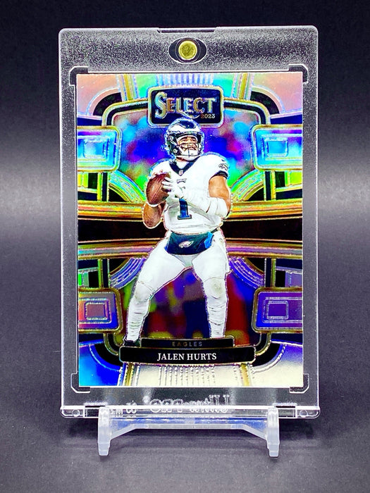 Jalen Hurts EAGLES REFRACTOR CARD PANINI SP SUPERBOWL MVP w/CASE