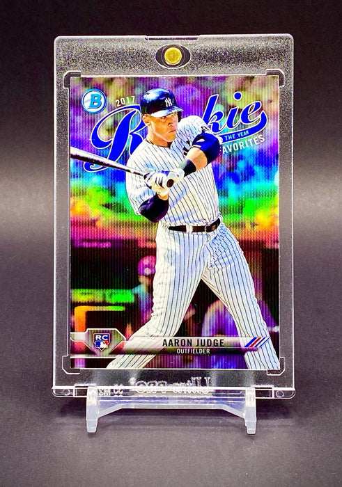 🔥 Aaron Judge Yankees Bowman Refractor – Must-Have ROOKIE Card!