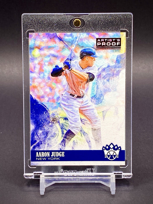 Aaron Judge RARE ARTIST CANVAS PROOF CARD SP YANKEES - INCLUDES HOLDER