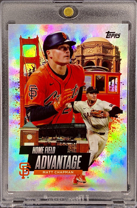 Matt Chapman RARE FOIL REFRACTOR CARD INVESTMENT SP TOPPS w/CASE